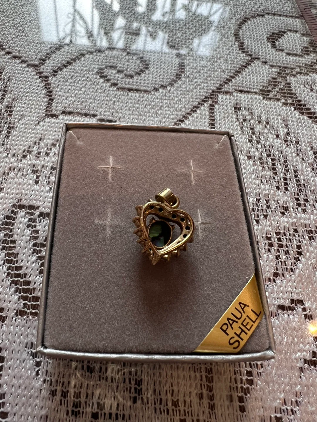 Paua Shell Heart Pendant image indicator(5)