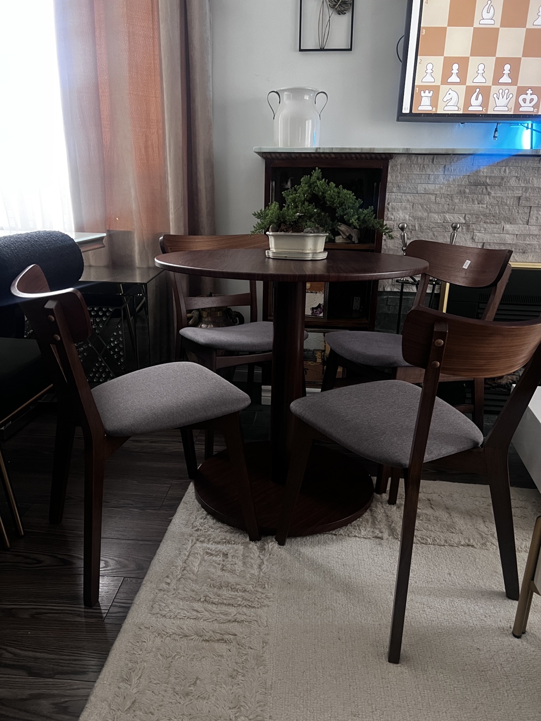 Mid-Century Modern Dining Set - Table and 4 Chairs - photo 2