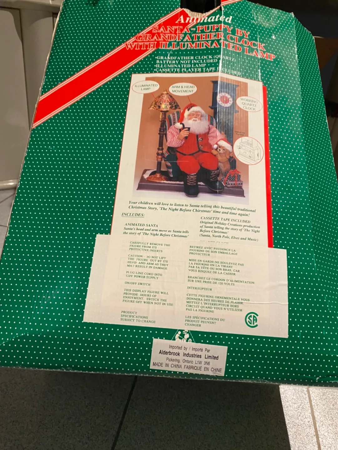 Vintage Animated Santa image indicator(3)