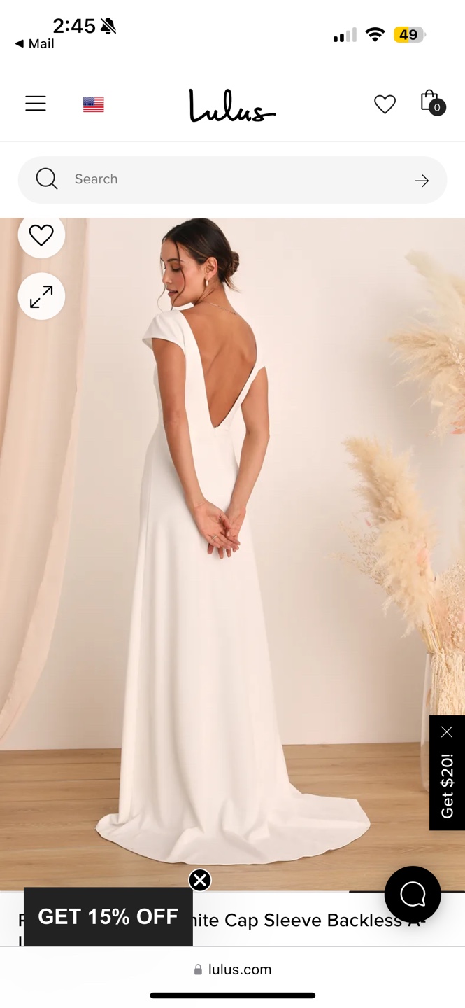 Brand new- Lulus Cap Sleeve Backless A-Line Maxi Dress - photo 3