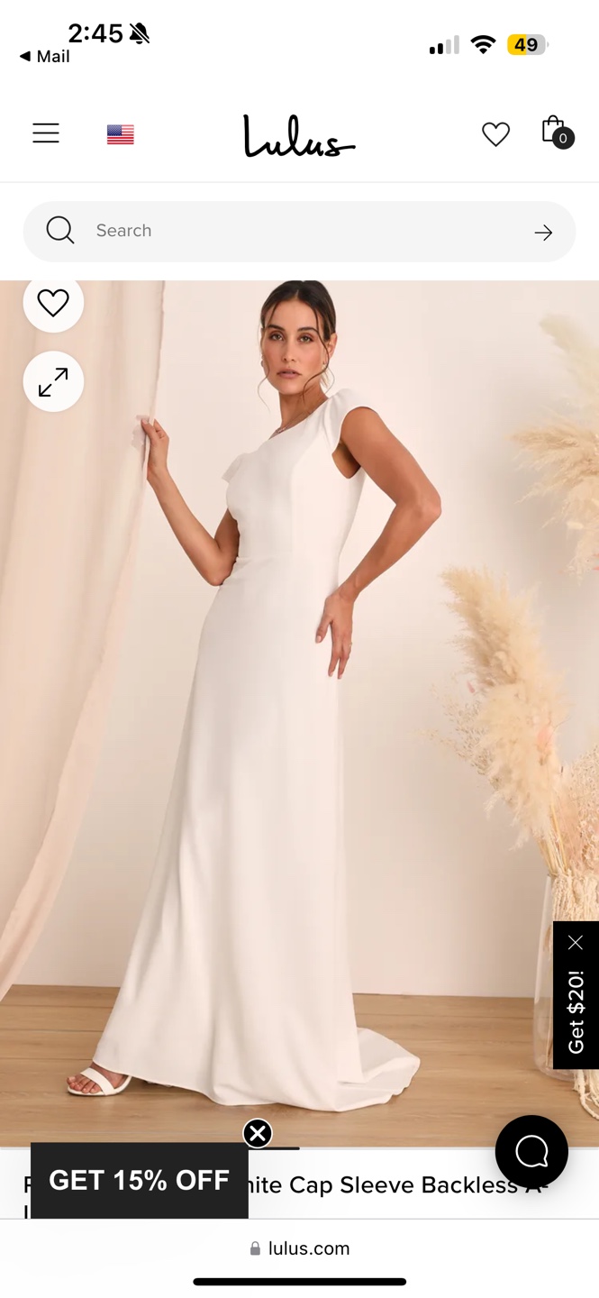 Brand new- Lulus Cap Sleeve Backless A-Line Maxi Dress - photo 2