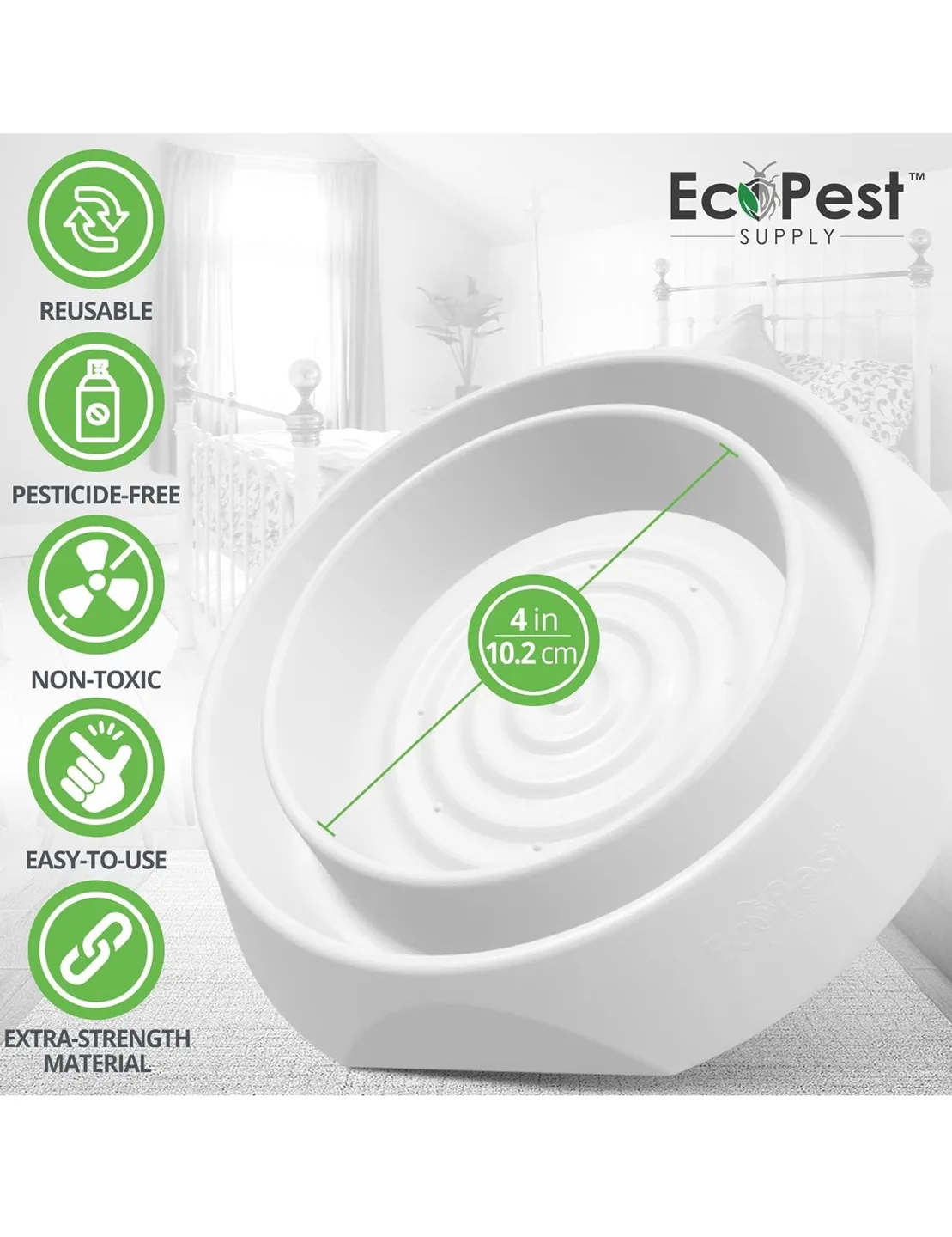 New EcoPest Supply Bug Blocker Pro Interceptor Traps - 8 Pack image indicator(2)