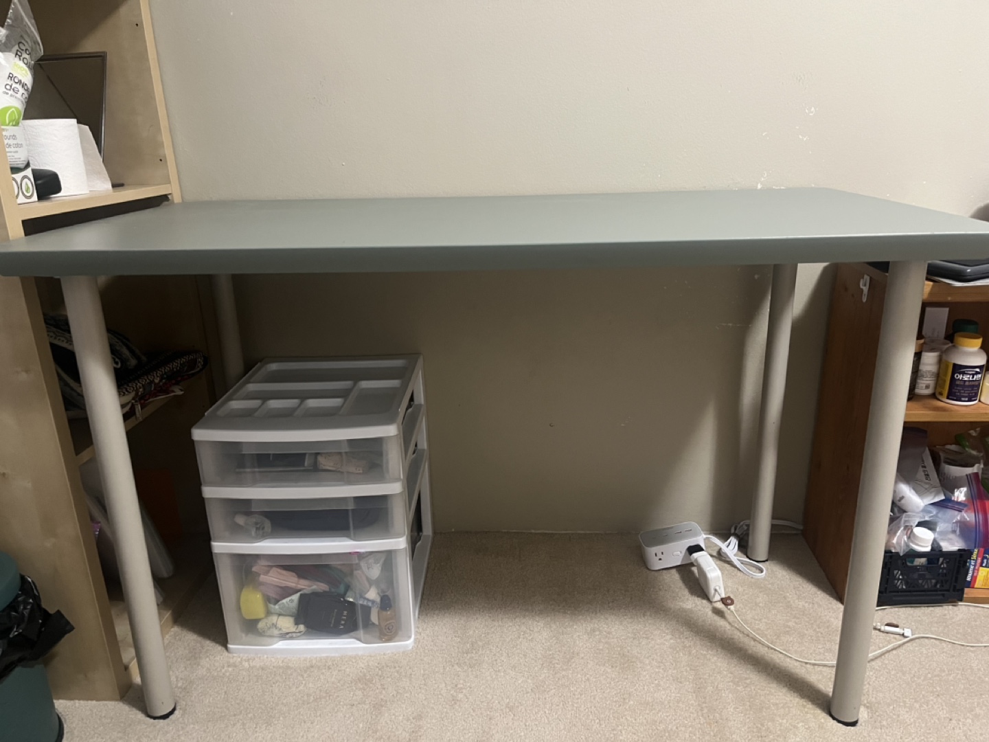 Sage Green Computer Desk - 117cm x 69cm - photo 3