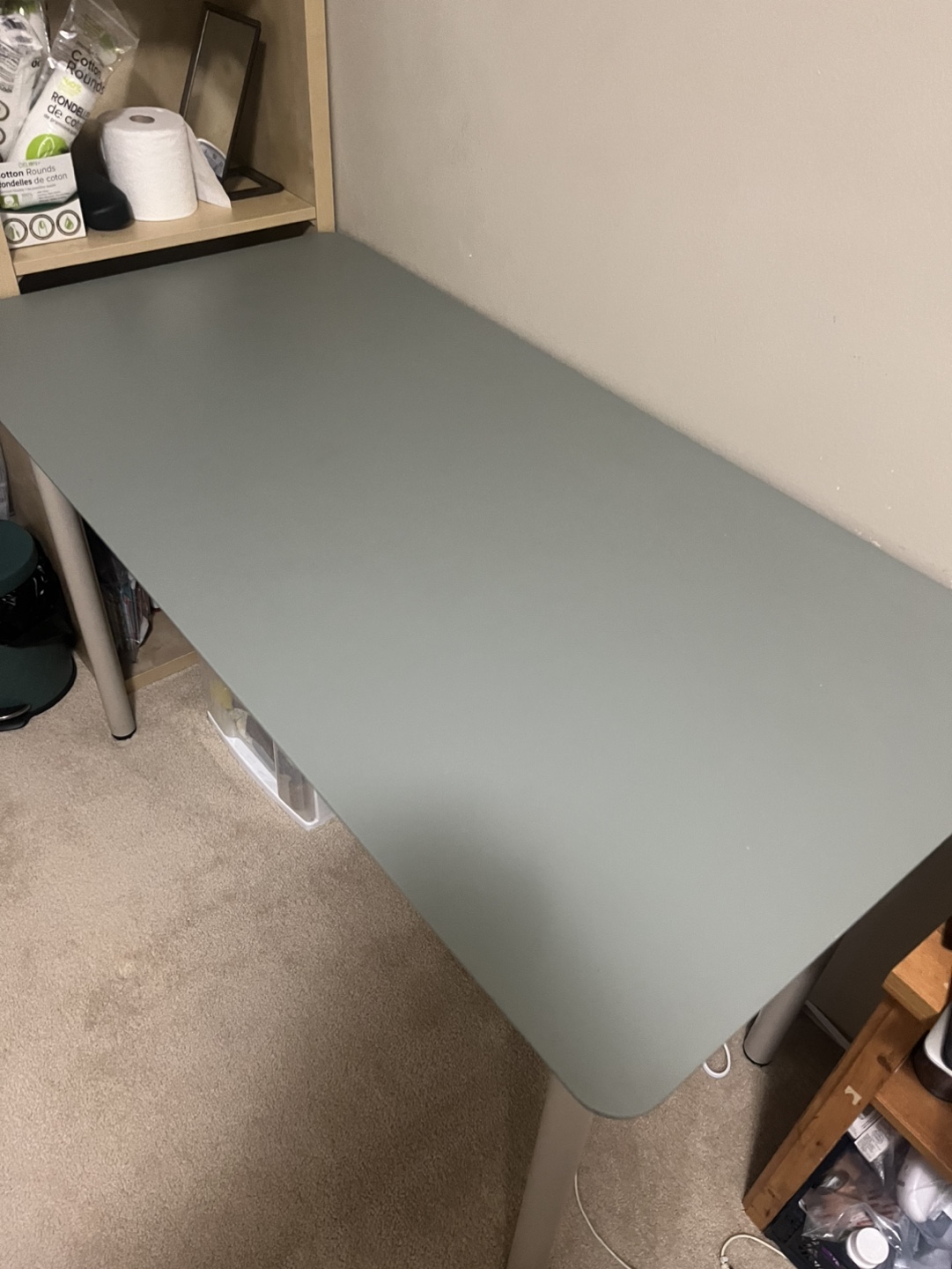Sage Green Computer Desk - 117cm x 69cm
