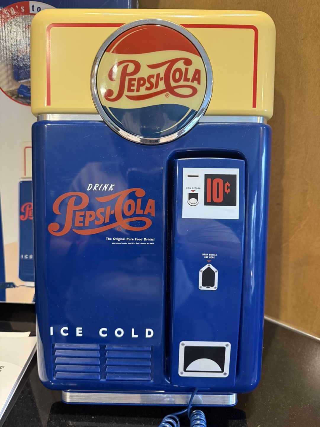 Vintage Pepsi-Cola Vending Machine Phone