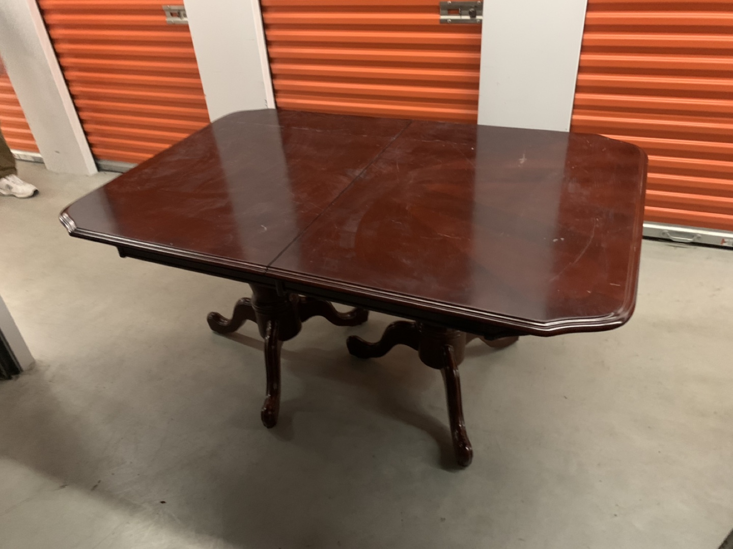 Dark Wood Extendable Dining Table - photo 2
