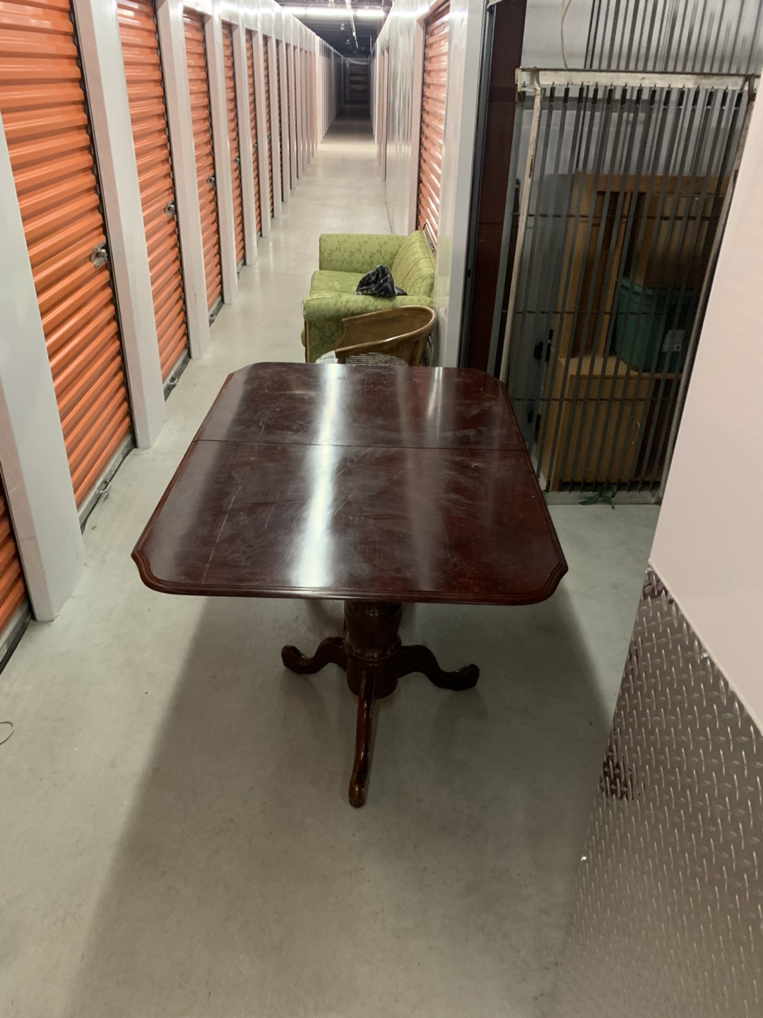 Dark Wood Extendable Dining Table - photo 3