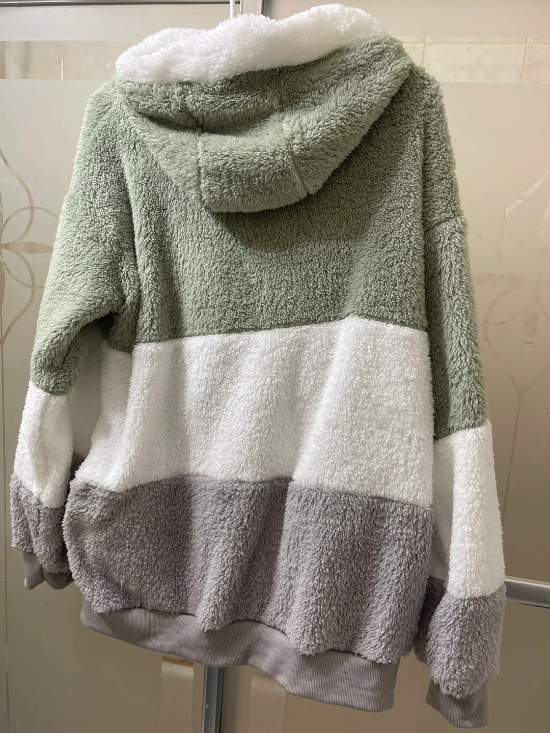 Cozy Colorblock Fleece Hoodie Jacket image indicator(2)