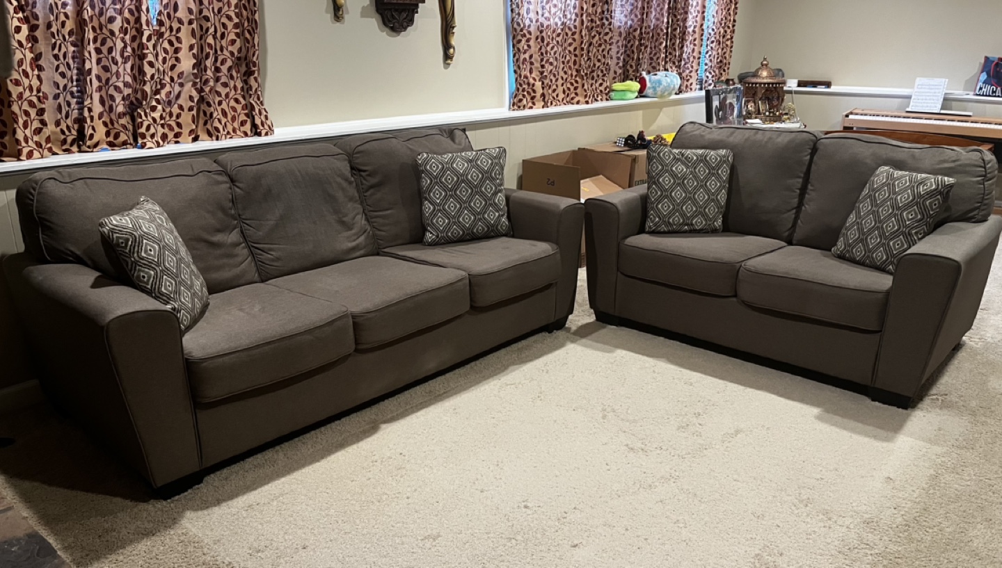 Light Brown Sofa Set