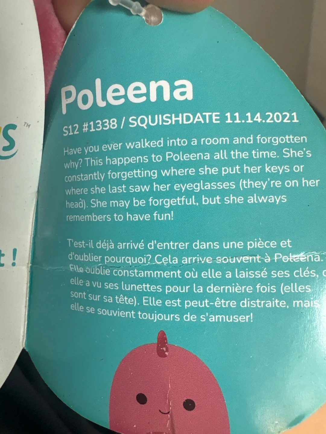 Squishmallow Poleena 12" (+Henry for FREE) image indicator(4)