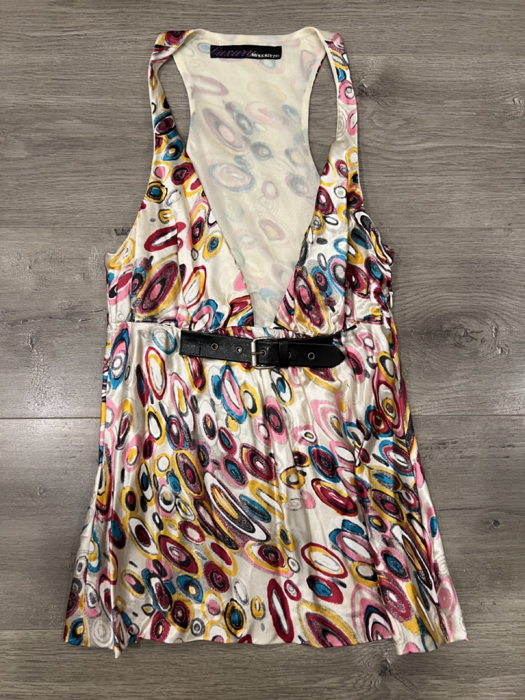 Miss Sixty Luxury Abstract Print Top
