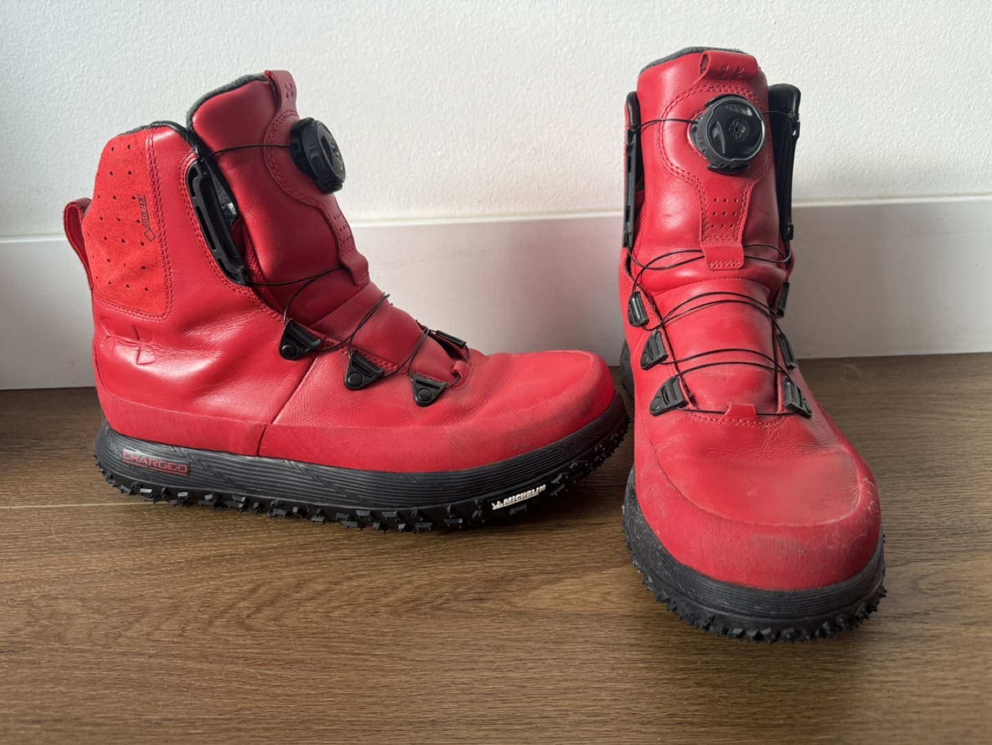 Under Armour Men's Red BOA Fit Hiking Boots - Size 12 - photo 3
