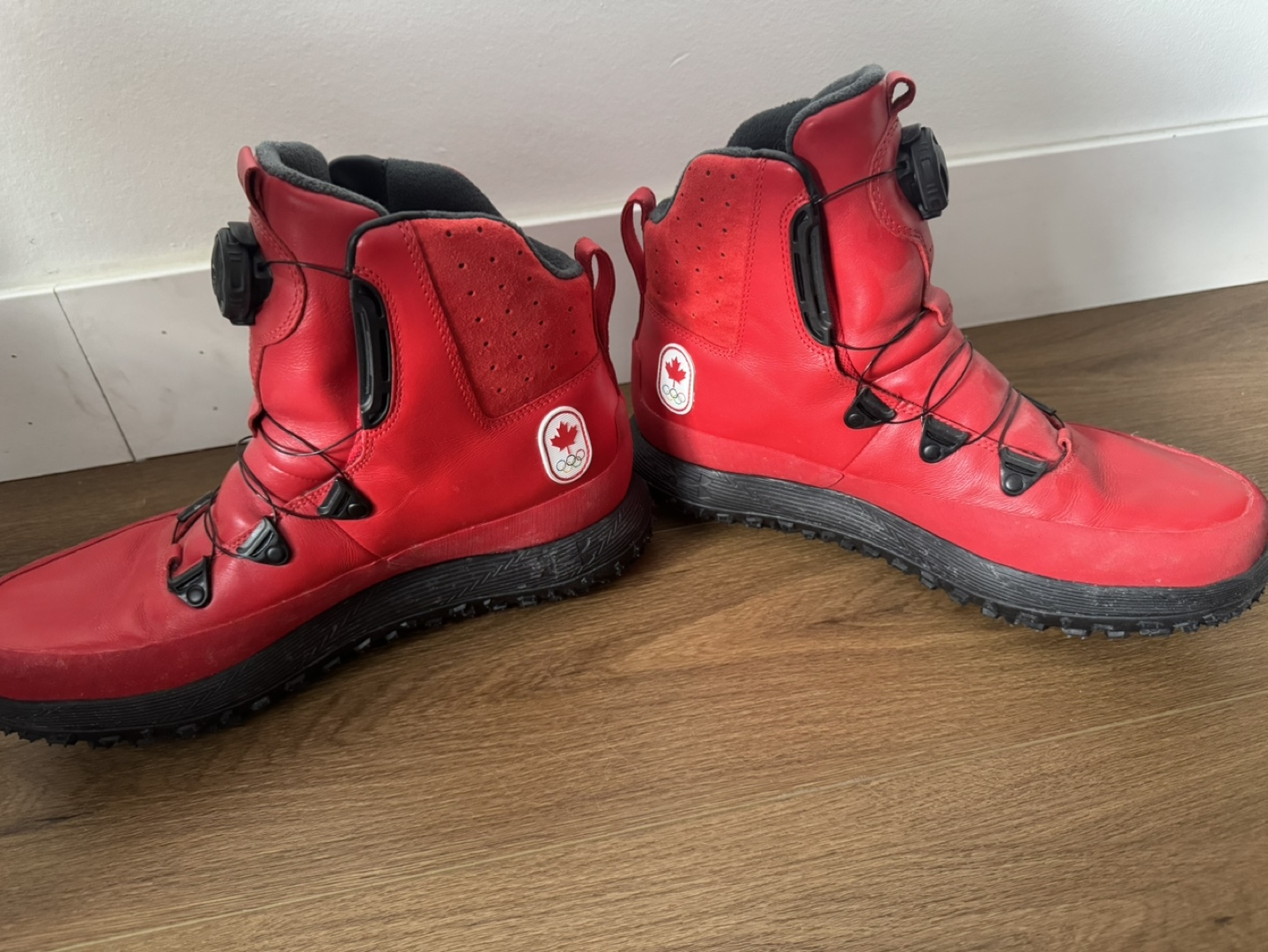 Under Armour Men's Red BOA Fit Hiking Boots - Size 12