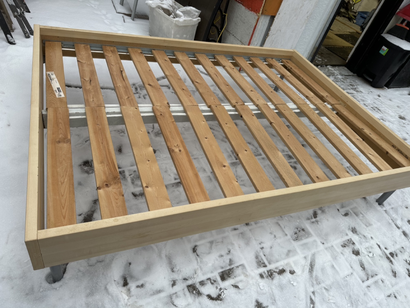 IKEA Queen Size Bed Frame - photo 4