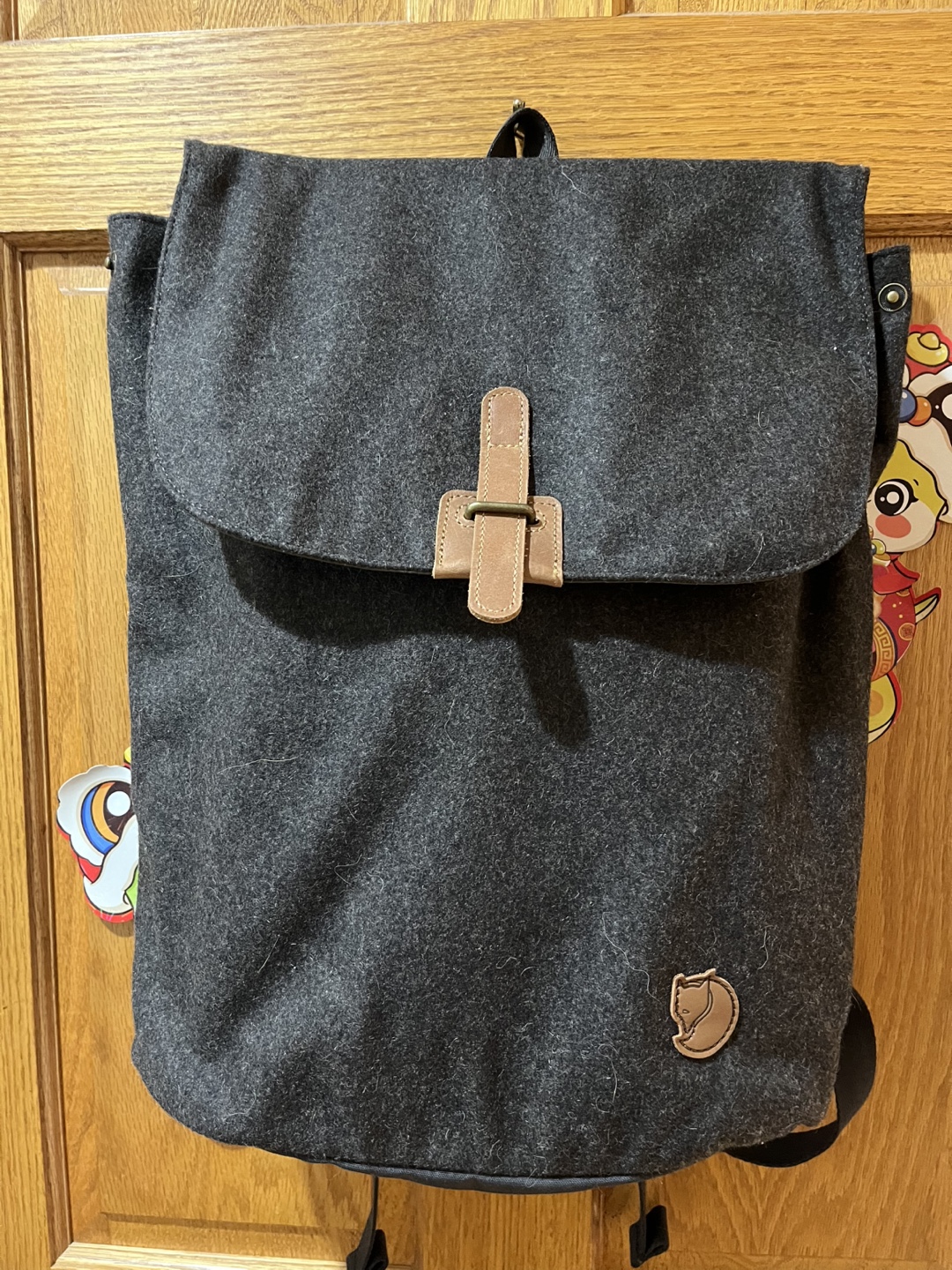 Fjallraven Re-Kanken wool Backpack - Brown
