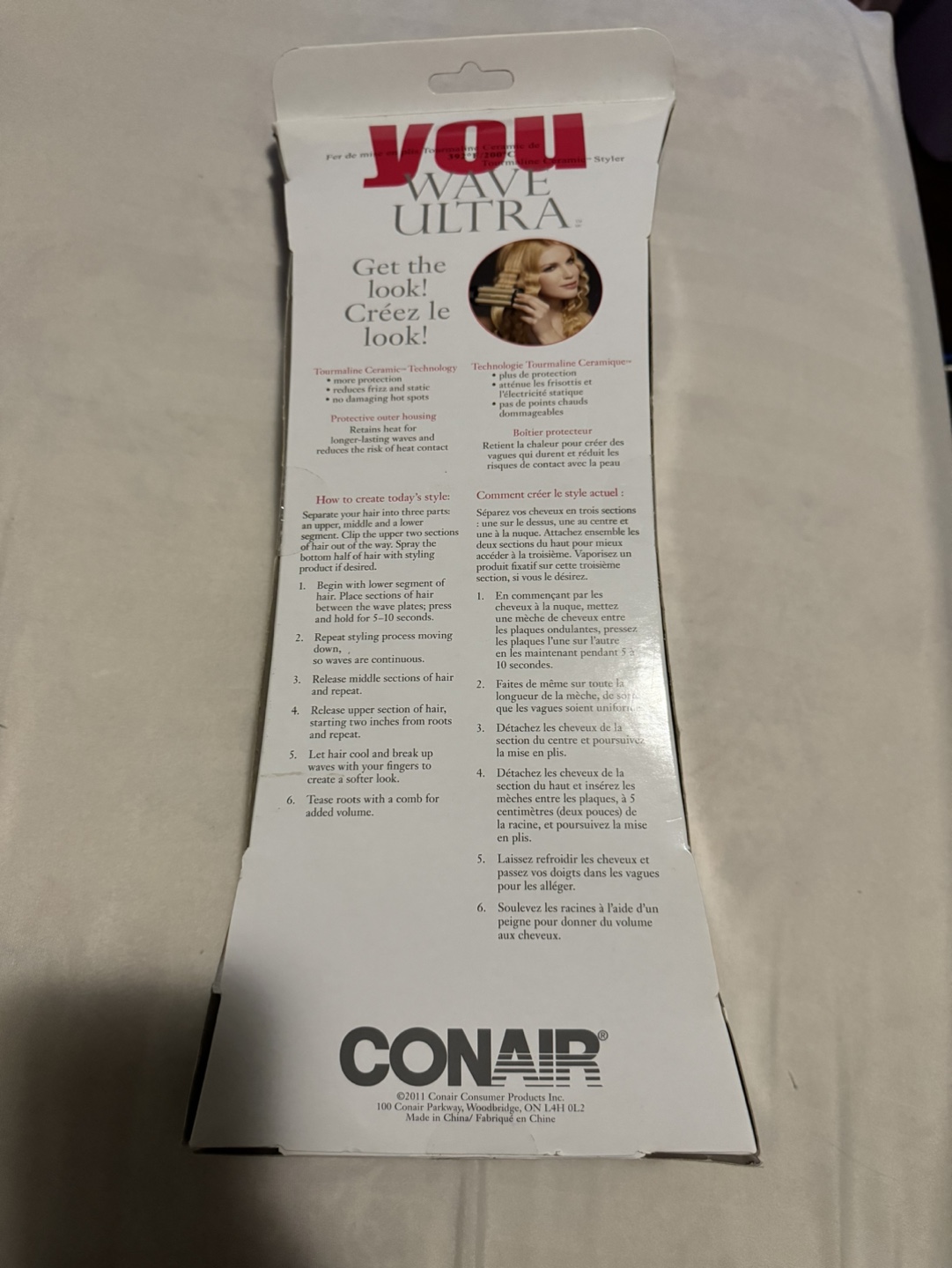 Conair You Wave Ultra Triple Barrel Curling Iron - photo 2