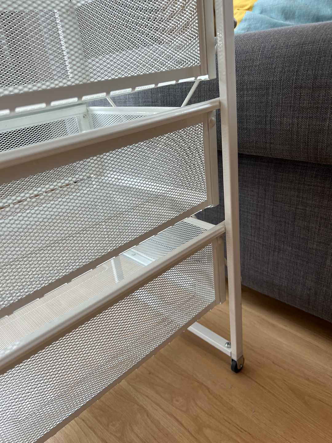 IKEA LENNART Drawer unit, White Metal 3-Drawer Organizer - photo 4