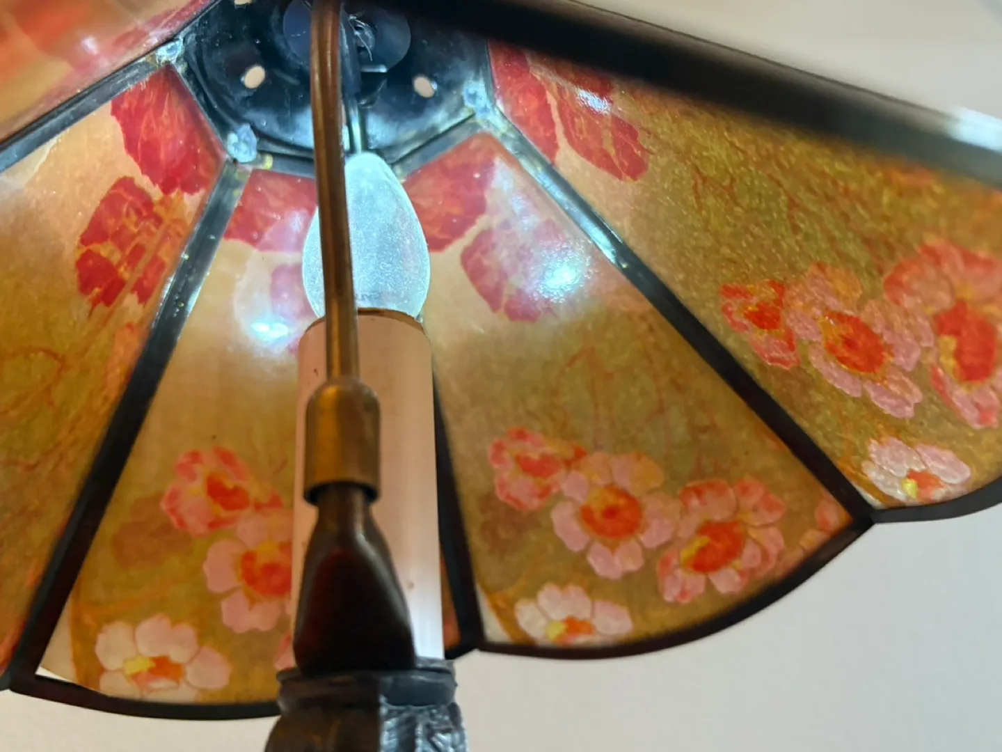 Vintage Floral Table Lamp image indicator(3)