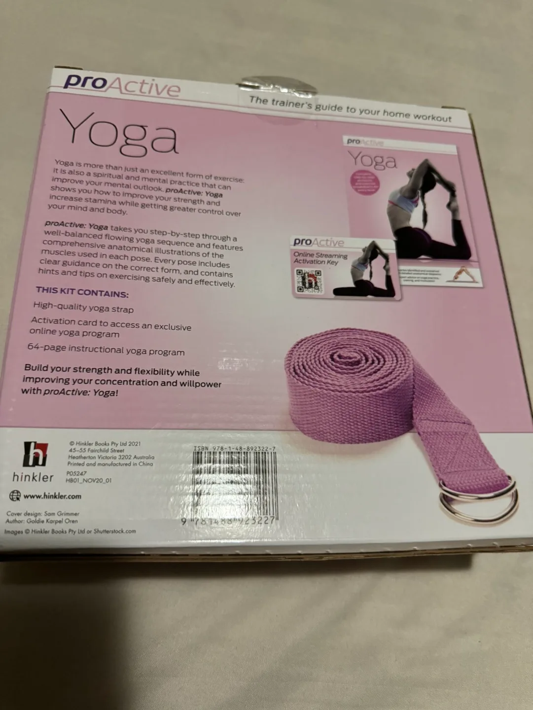 proActive Yoga Kit - Book, Strap & Online Access image indicator(2)