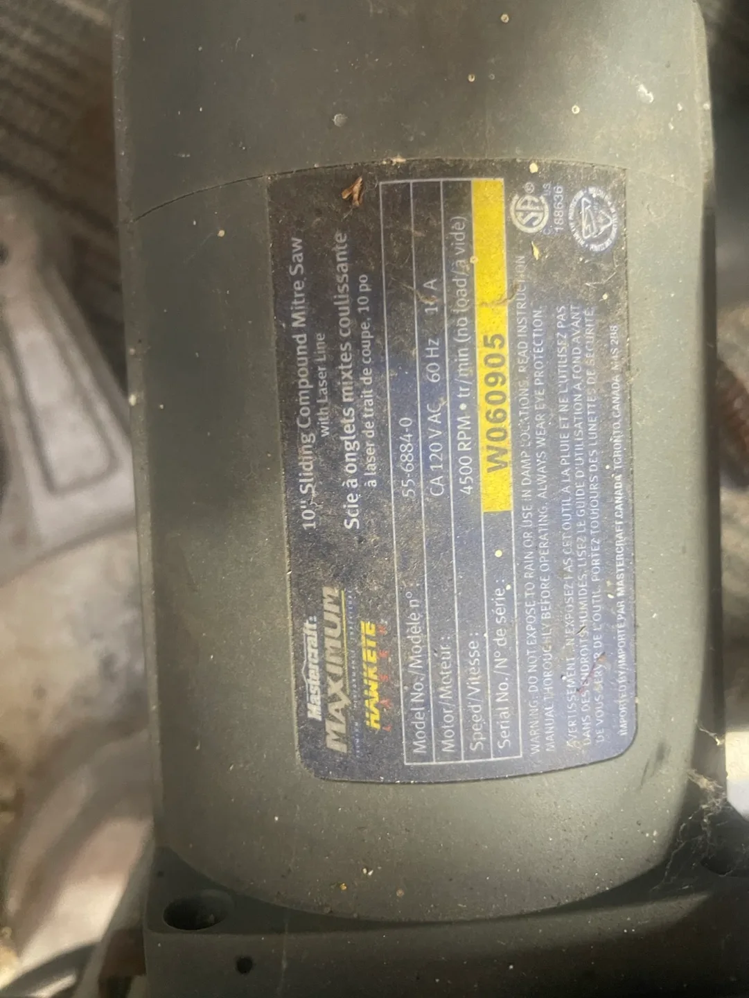 Mastercraft Maximum 10" Sliding Compound Mitre Saw image indicator(5)