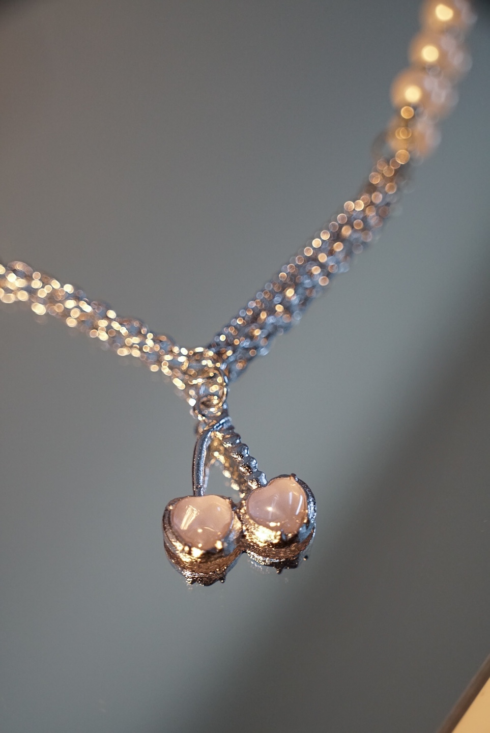 Necklace with Cherry Charm