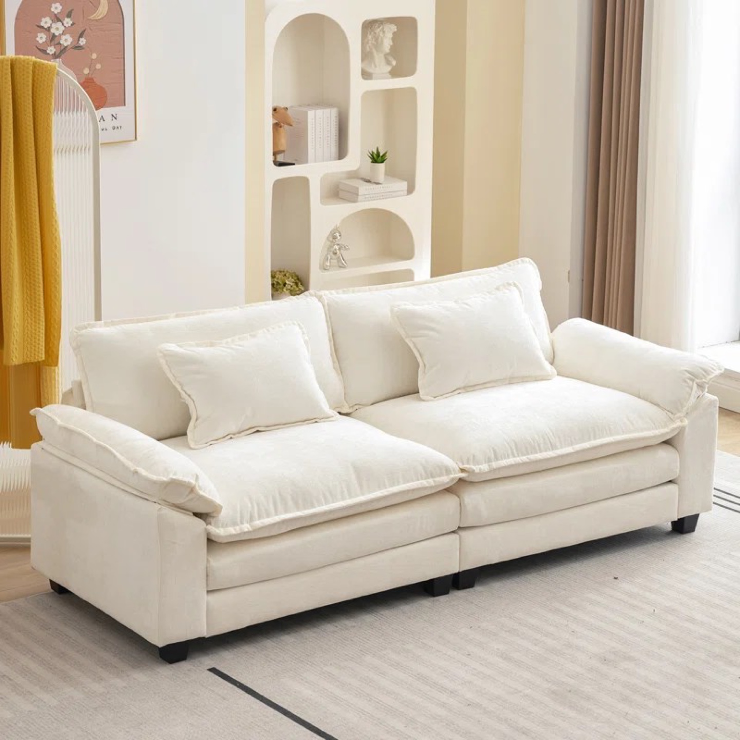 Latitude Run Comfy Cloud 86” Loveseat Sofa – $650 (Like New!)