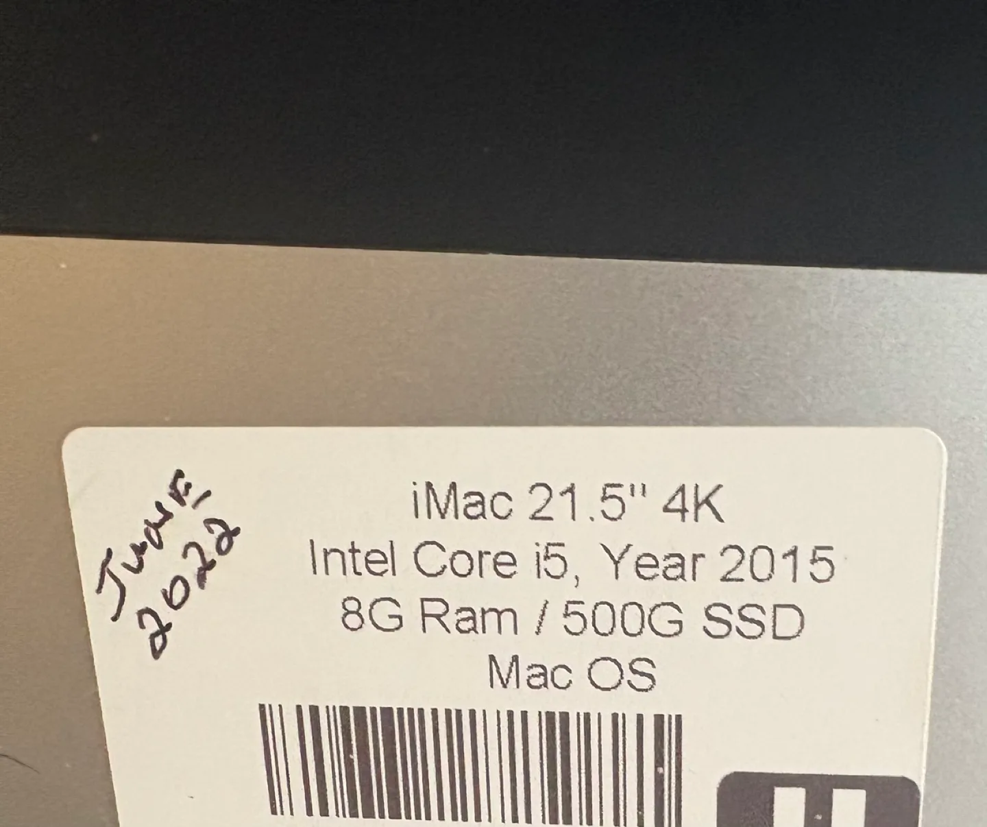 2015 iMac 21.5" 4K - 8GB RAM, 500GB SSD image indicator(5)
