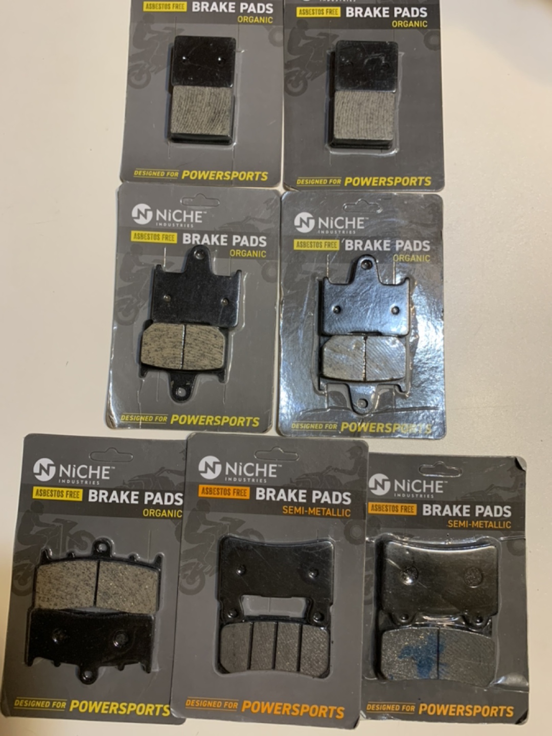 NEW NICHE POWERSPORT BRAKE PADS
