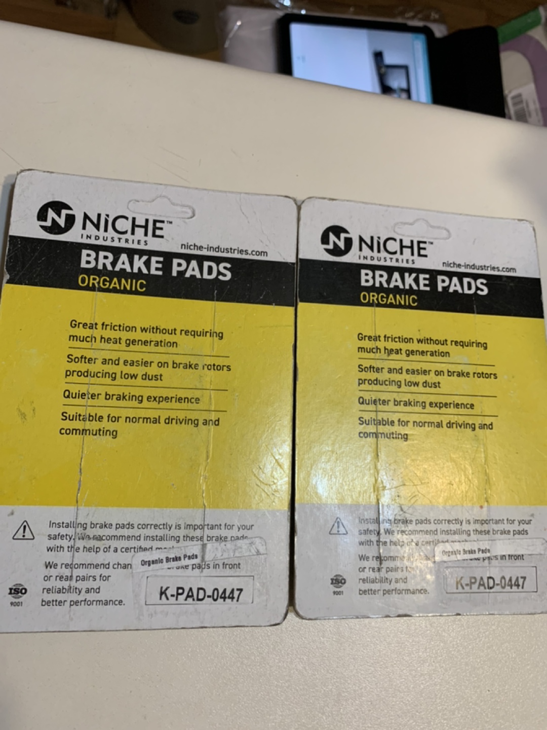 NEW NICHE POWERSPORT BRAKE PADS - photo 2