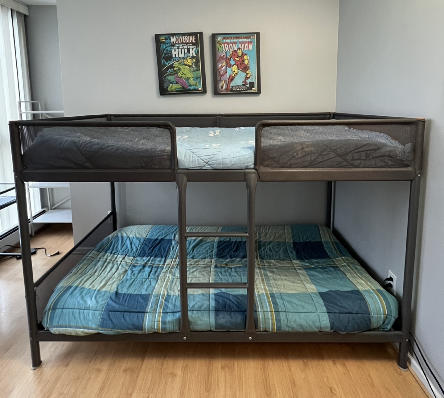 IKEA TUFFING Bunk bed frame, dark gray, Twin- - photo 3