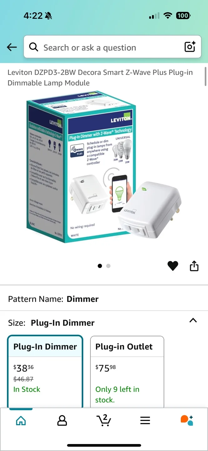 🥕 Leviton dimmable lamp smart plug image indicator(4)