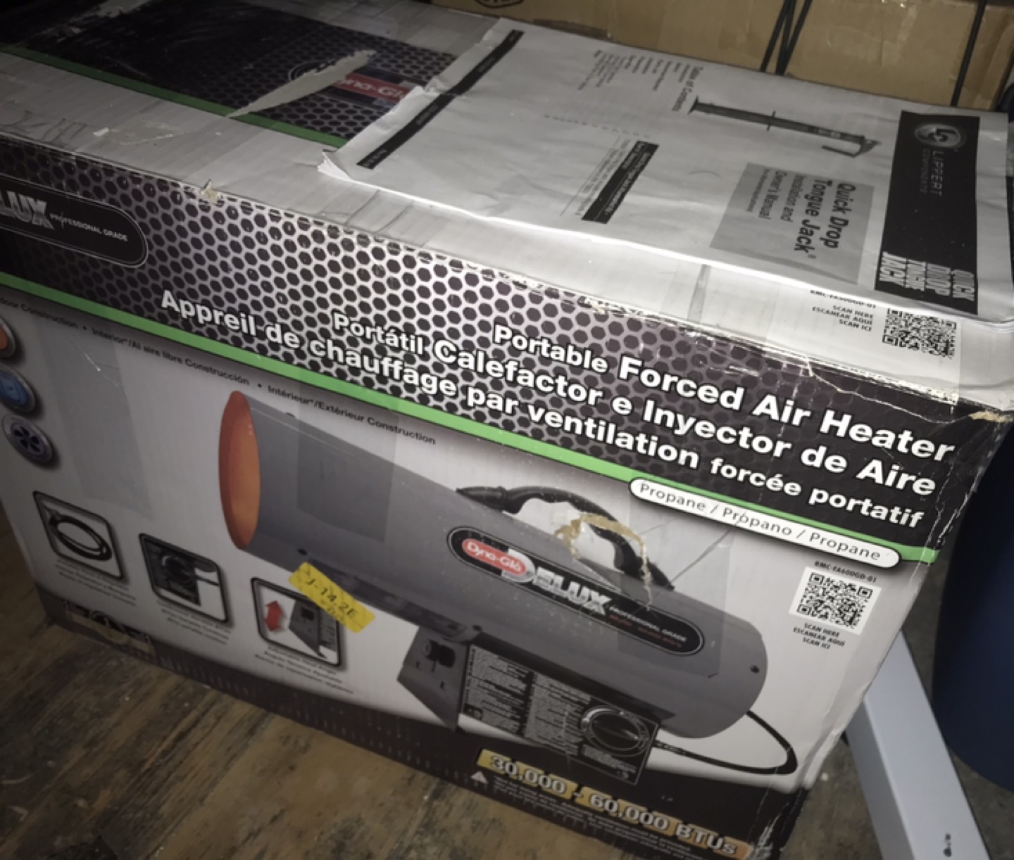 Dyna-Glo Portable Forced Air Propane Heater