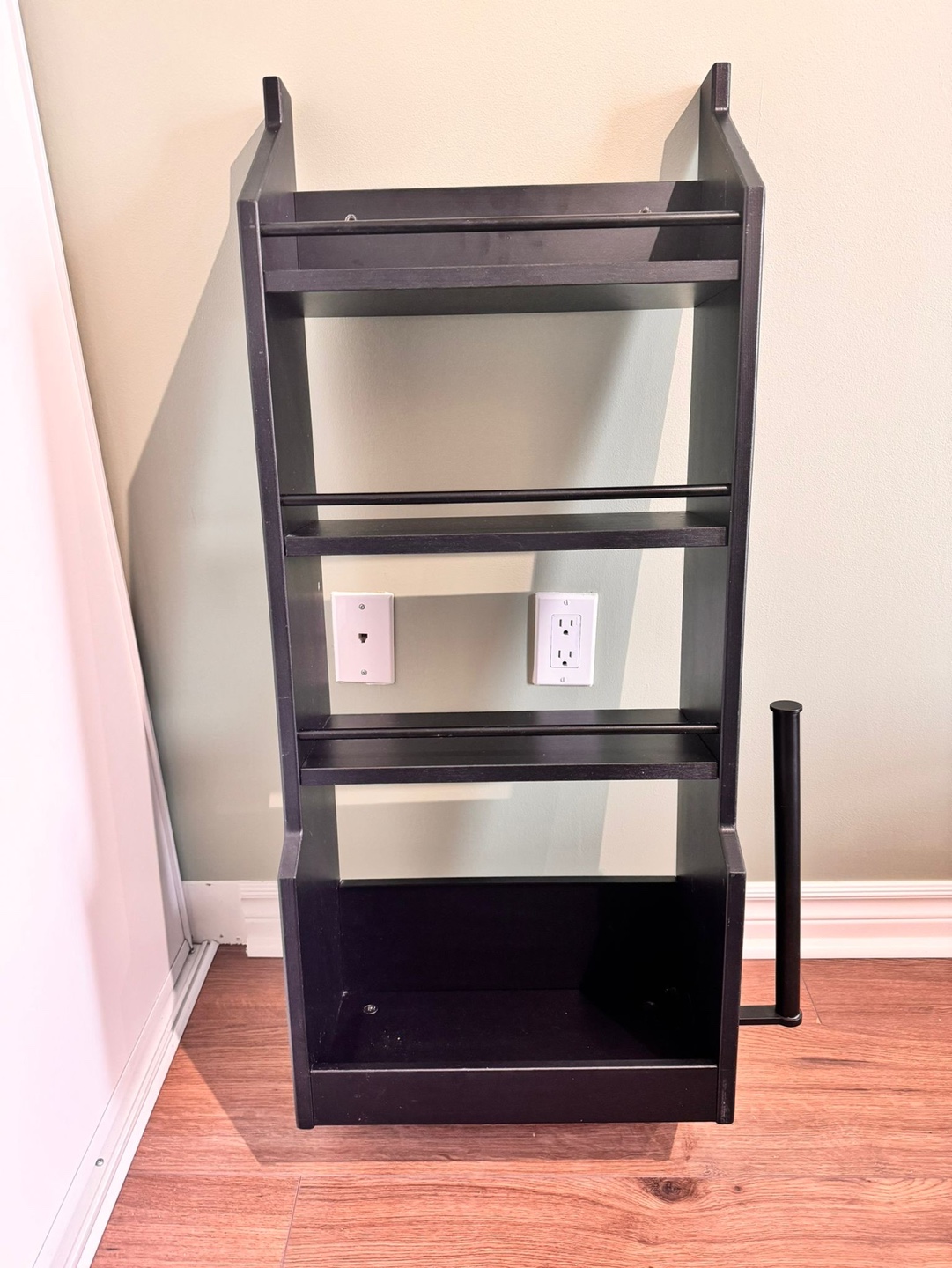 IKEA Black Wall-Mounted Spice Rack - photo 2