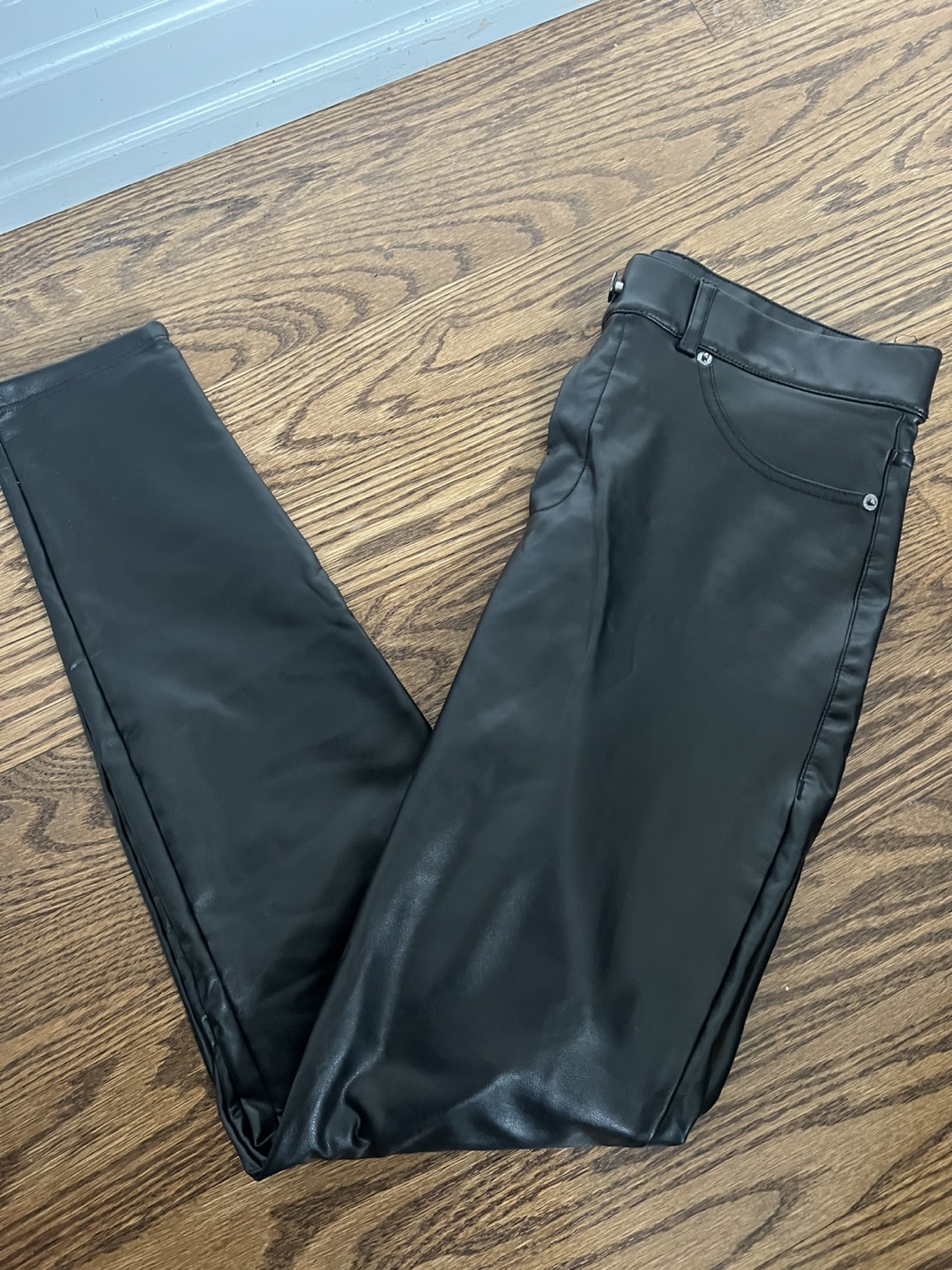 Dynamite Black Faux Leather Leggings - photo 3