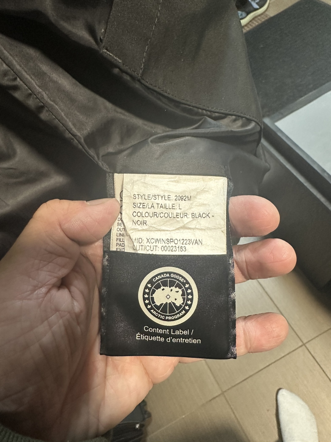 Canada Goose Men's Black Webster Parka - L - photo 5