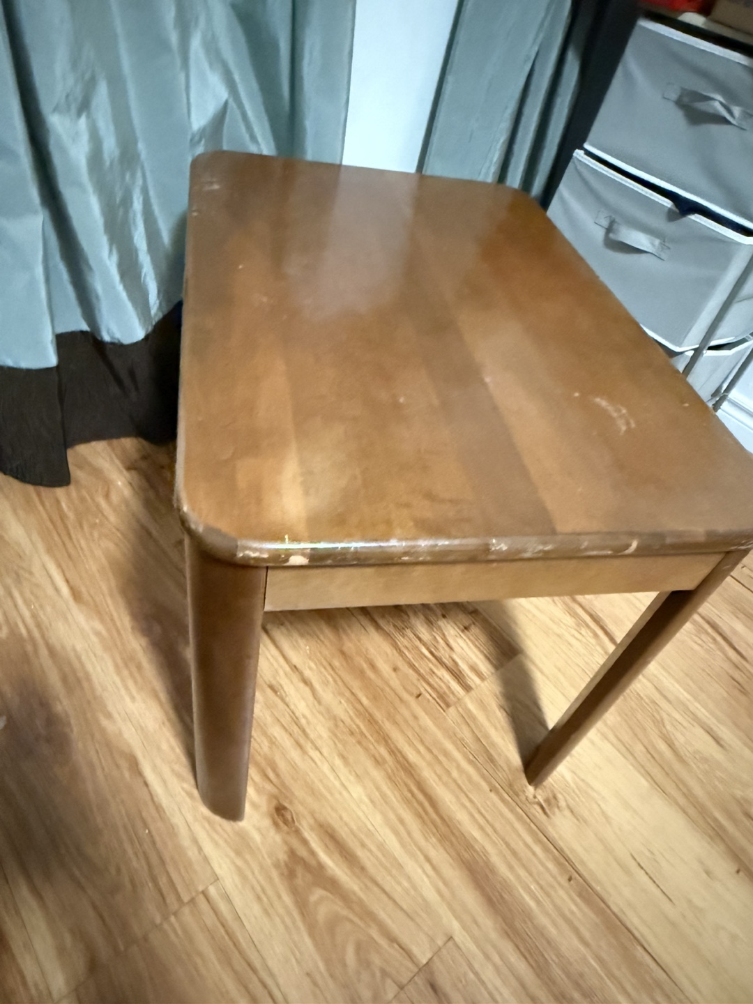 Small Wooden End Table
