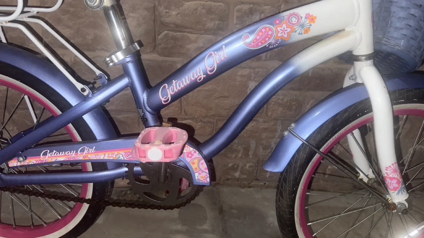 Girls' Getaway Girl Bicycle with Training Wheels image indicator(8)