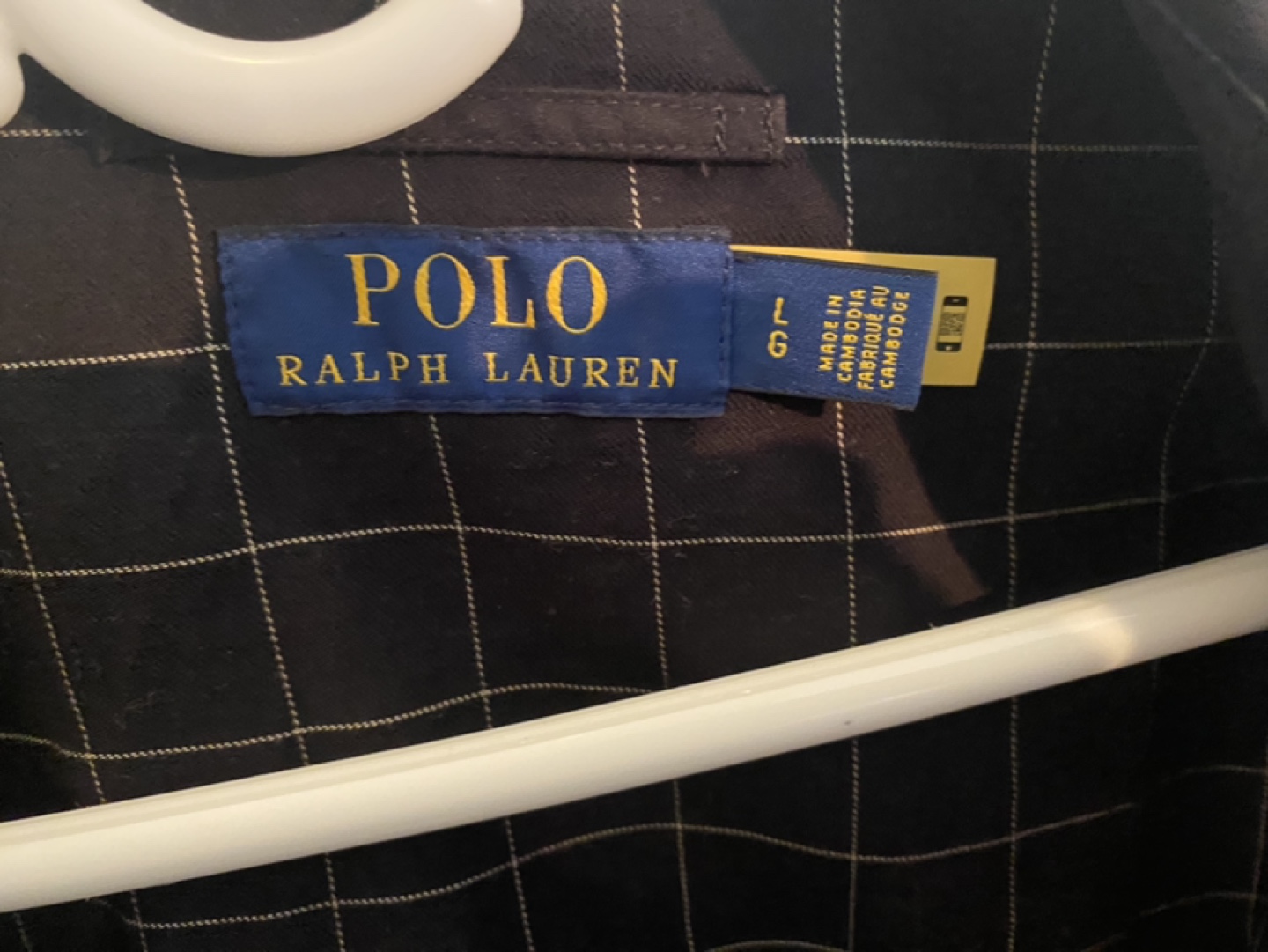 Men's Polo Ralph Lauren Black Jacket Size Large