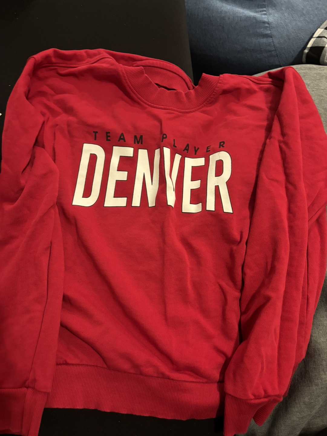 Red Denver Crewneck Sweatshirt - photo 2