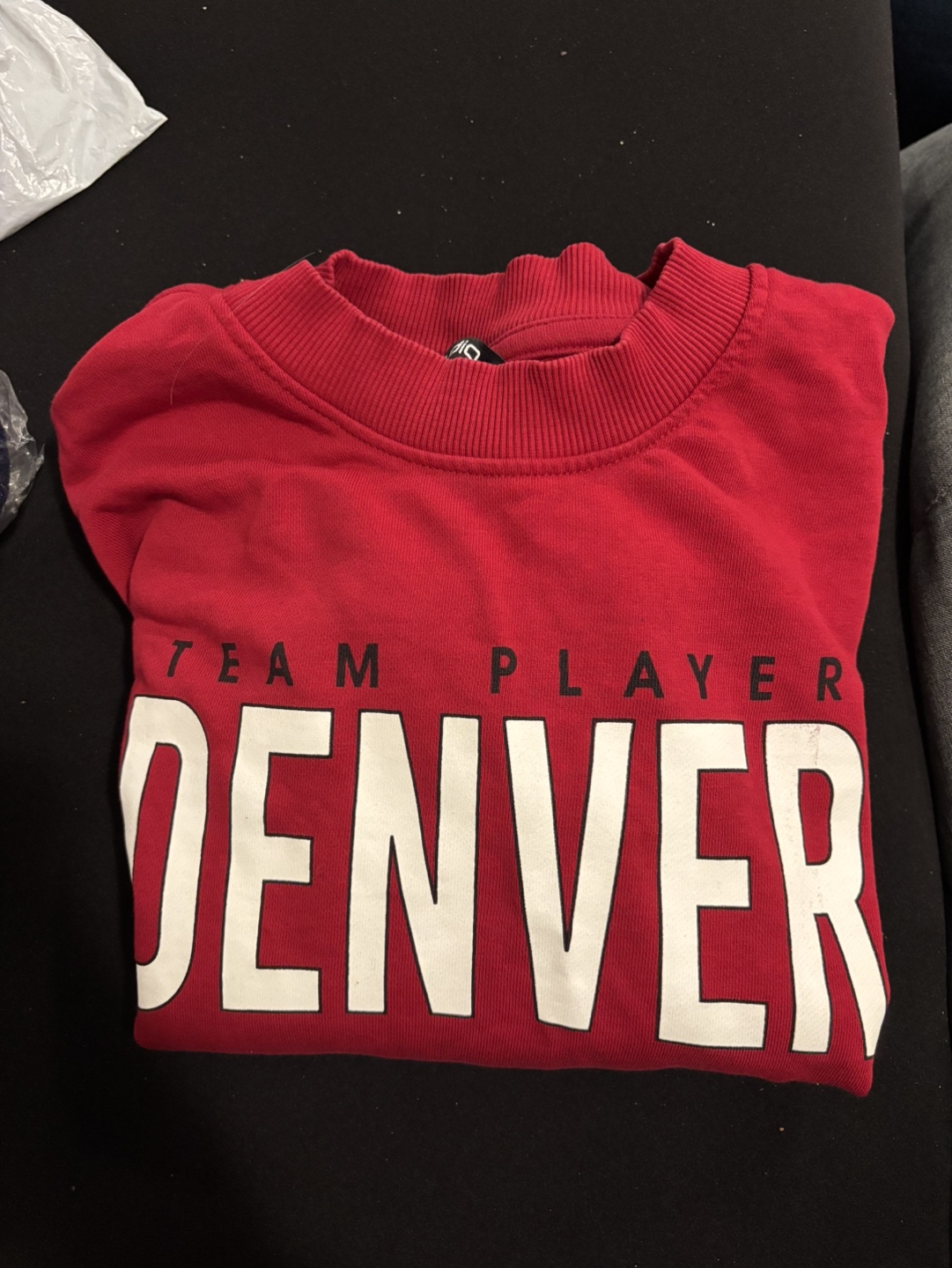Red Denver Crewneck Sweatshirt
