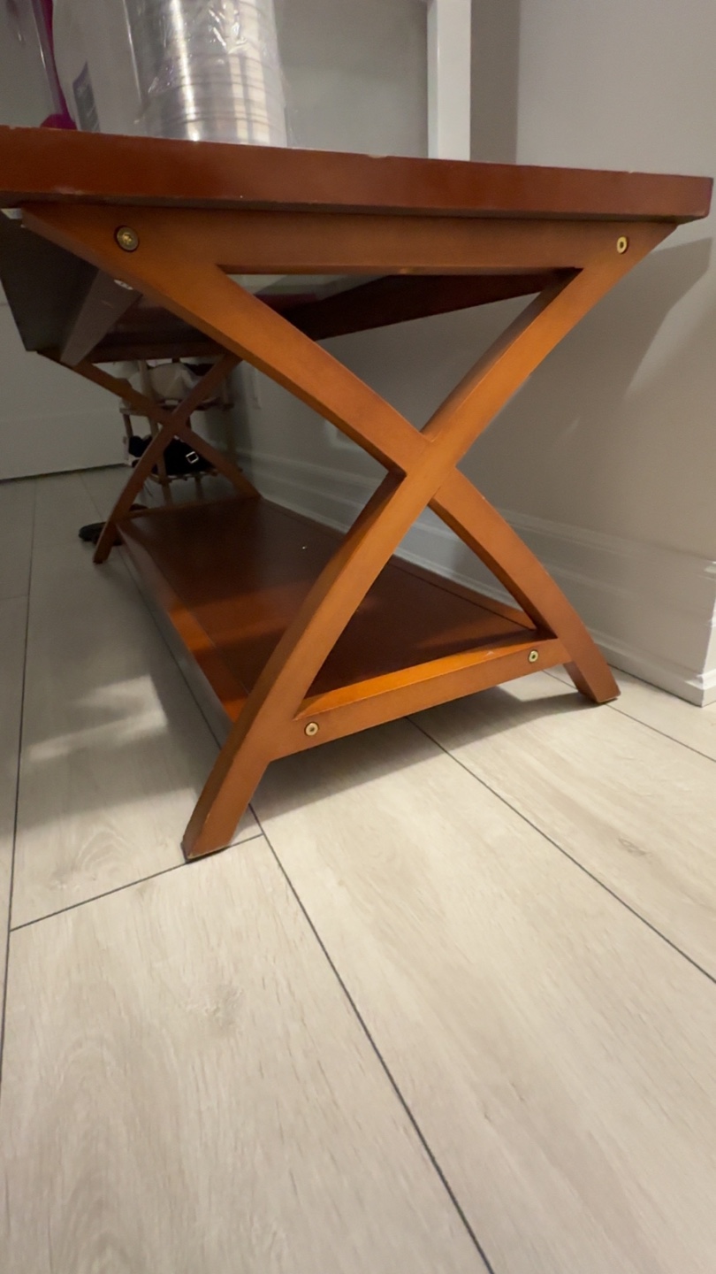 Wood and Glass Coffee Table - photo 3