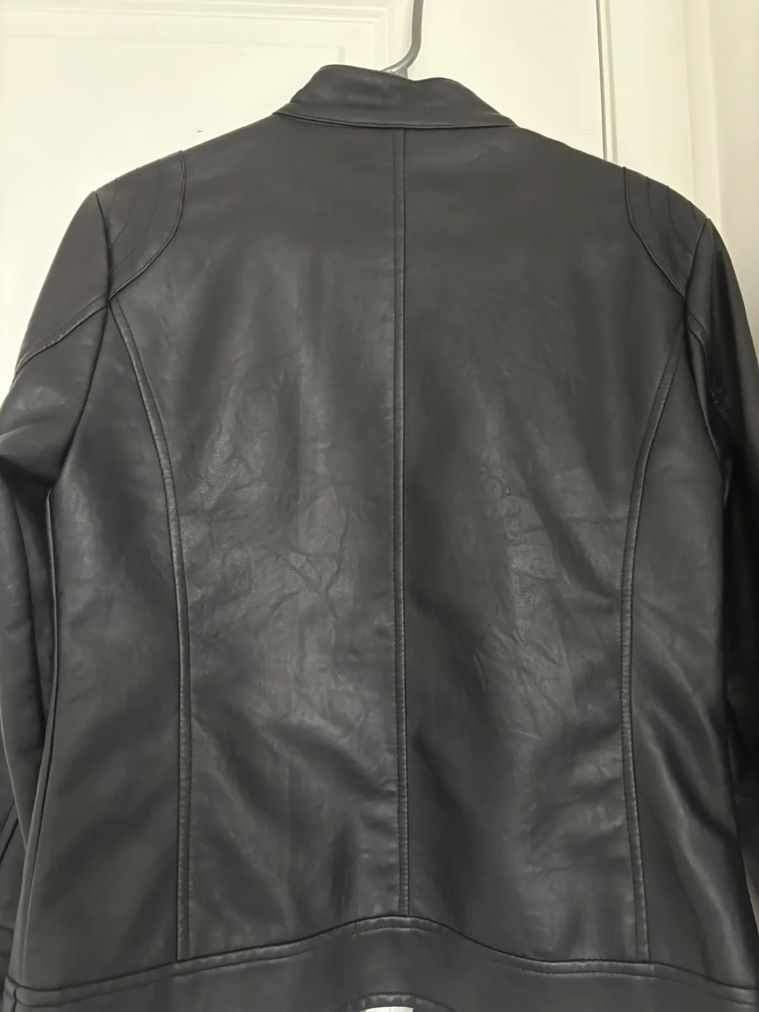 Black BV Gioielli Leather Jacket image indicator(8)
