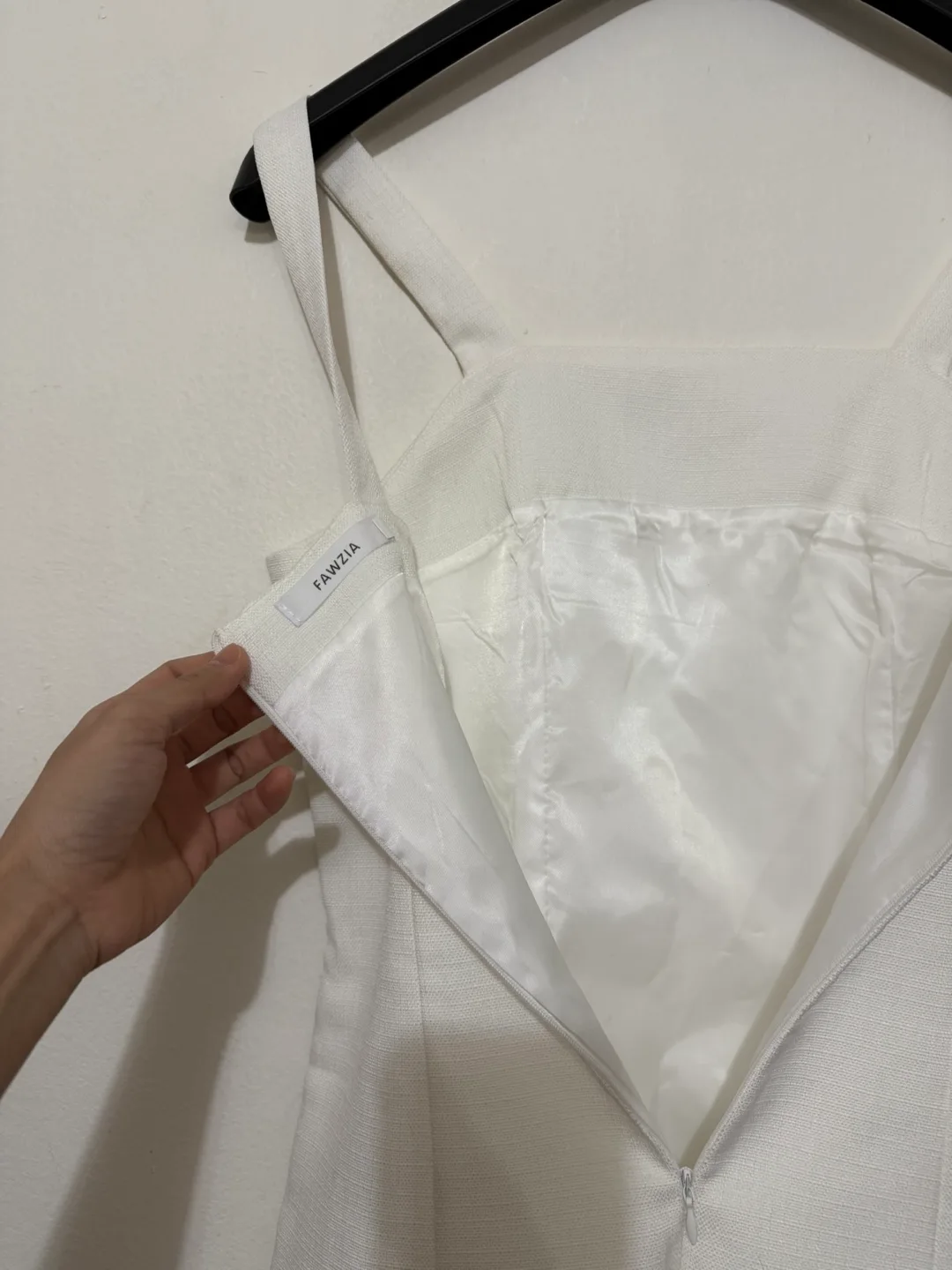 FAWZIA White Mini Dress image indicator(3)