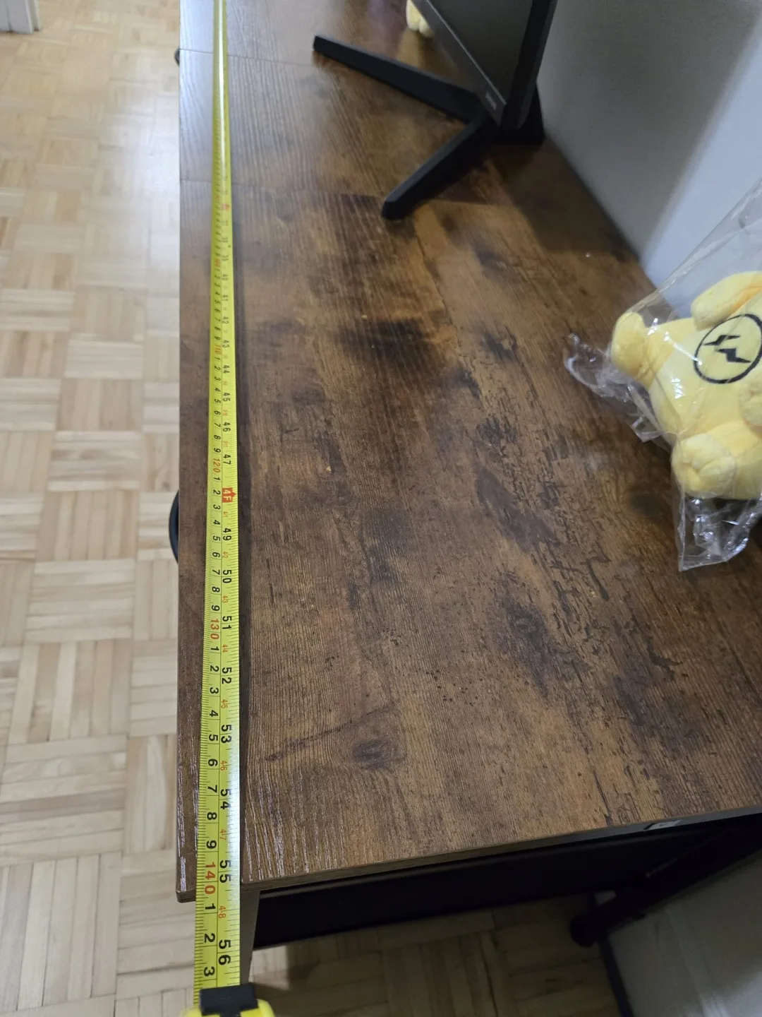 Rustic Brown TV Stand with Storage image indicator(5)