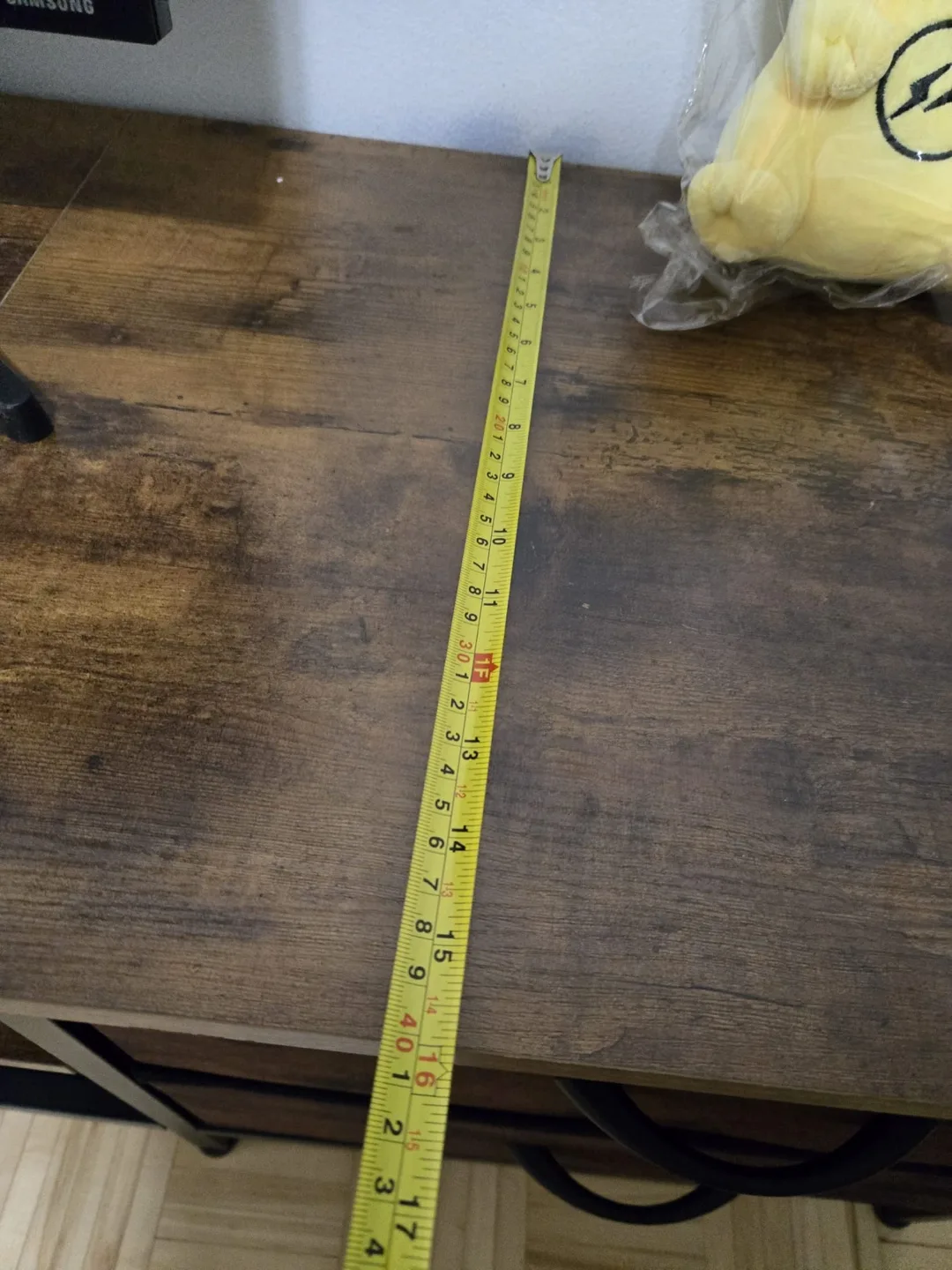 Rustic Brown TV Stand with Storage image indicator(3)