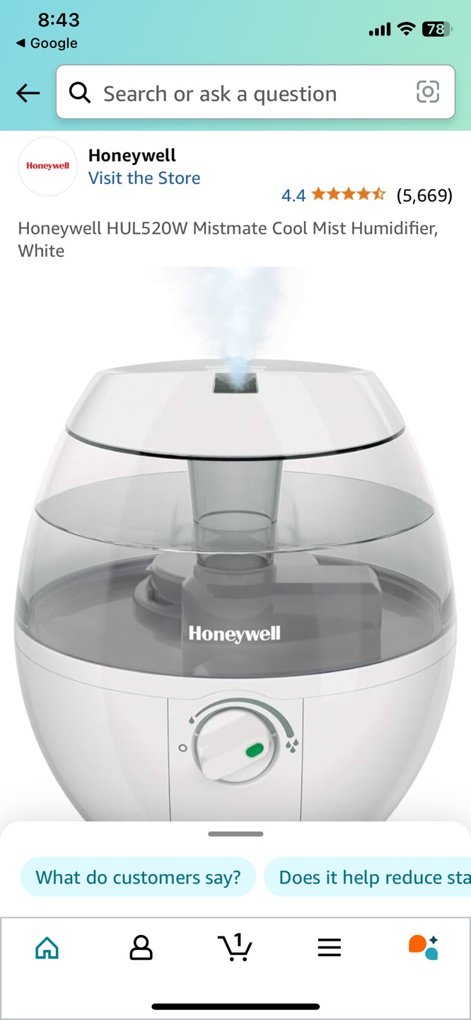 Honeywell HUL520W Cool Mist Humidifier - photo 3