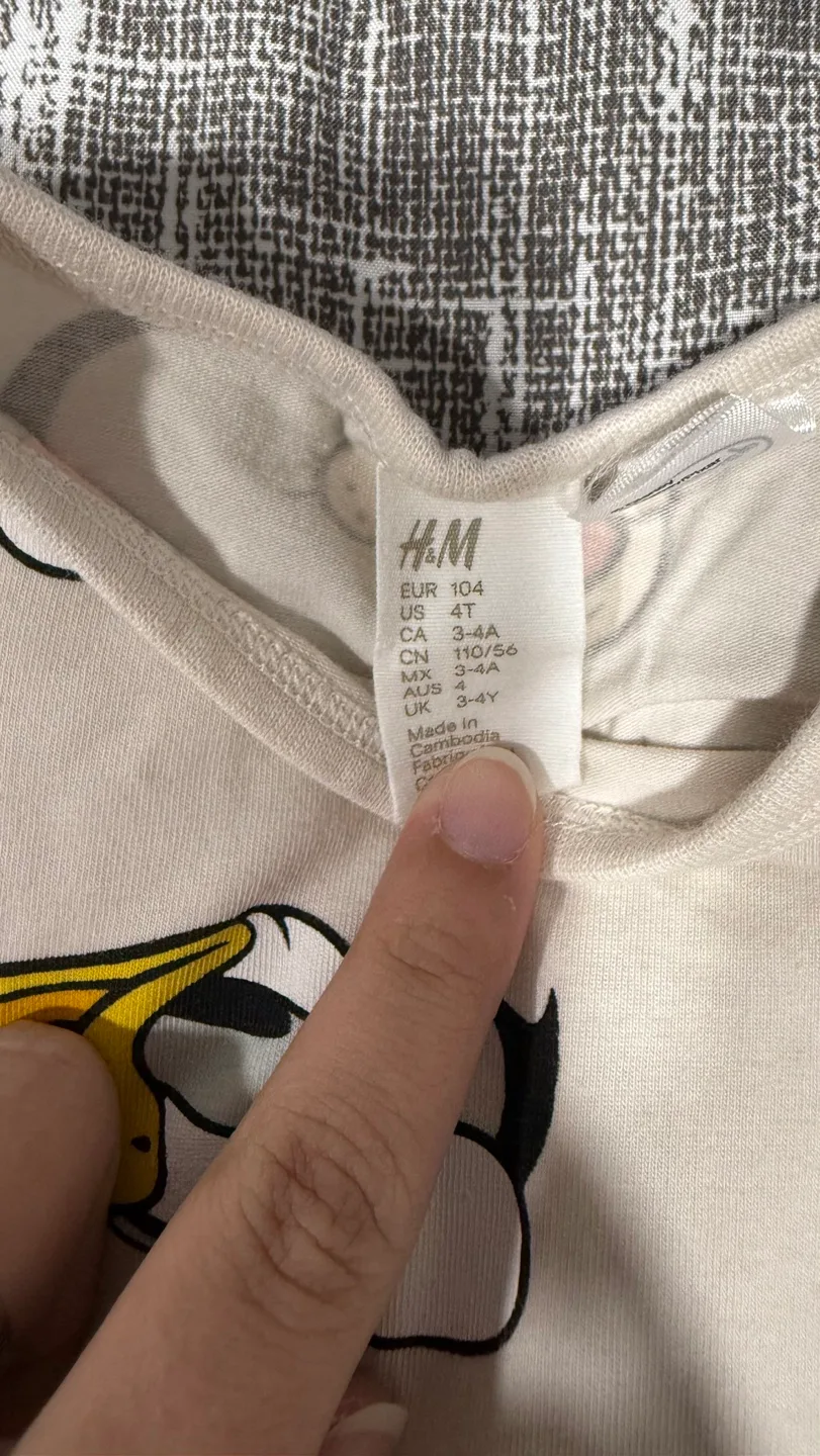 H&M Baby Bodysuits (3-4Y) and two toddler tank tops image indicator(2)