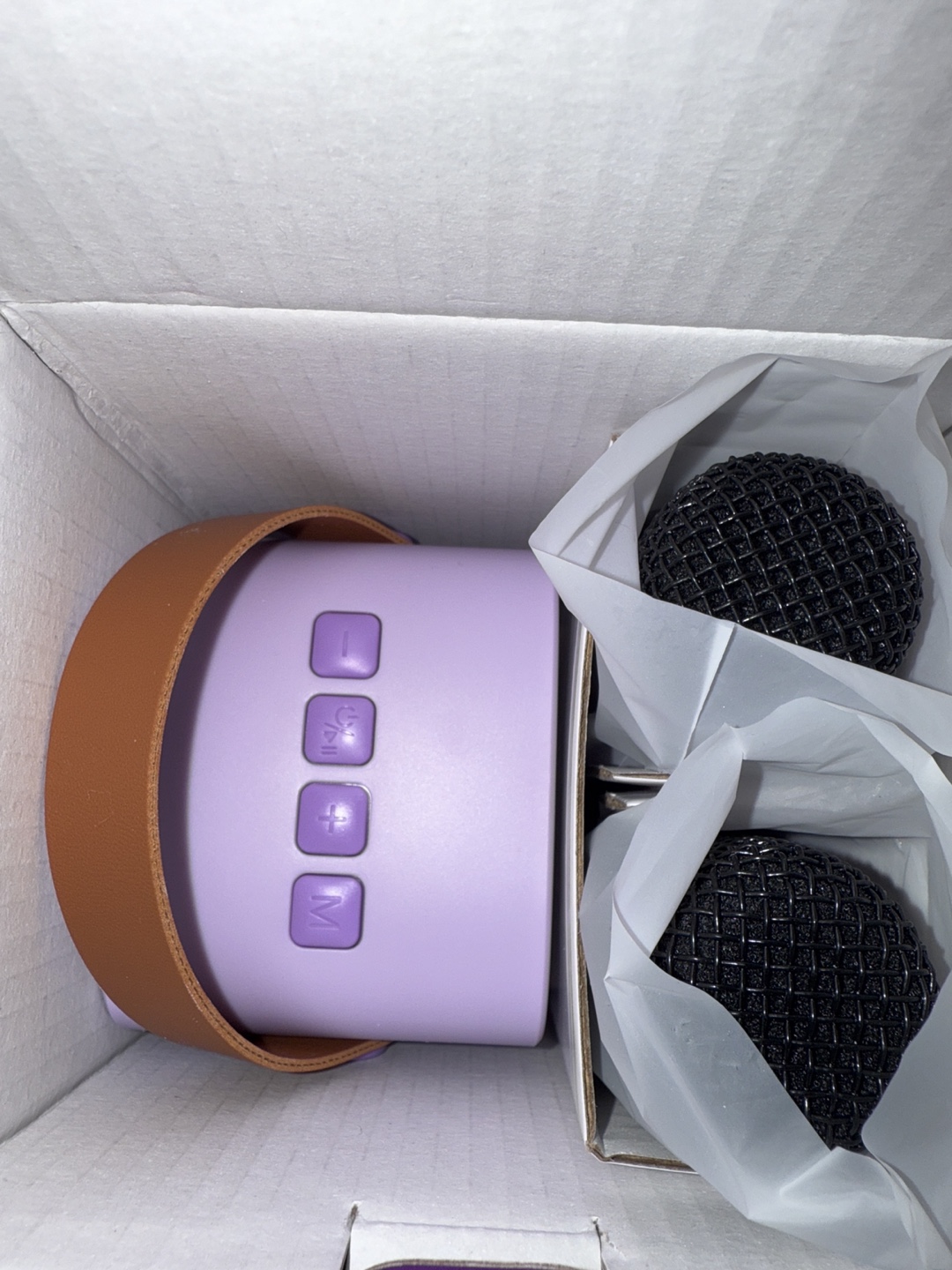 Mini Karaoke Machine with Wireless Microphones - photo 2