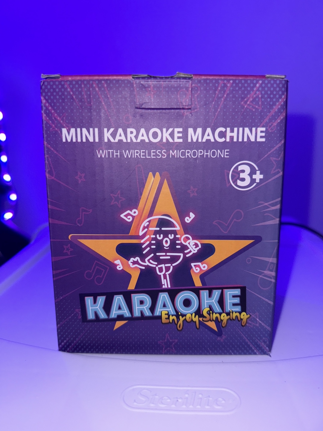 Mini Karaoke Machine with Wireless Microphones