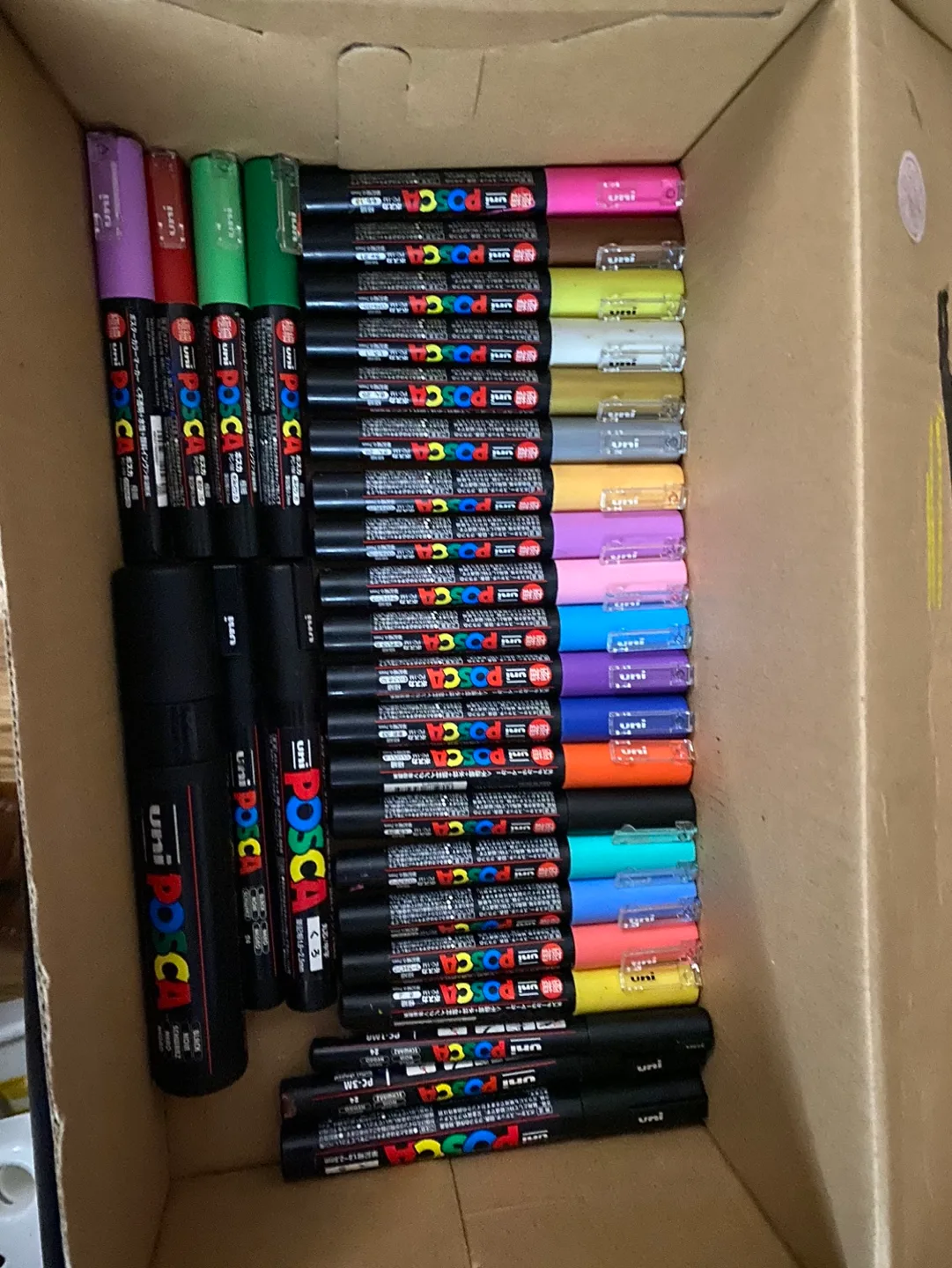 Bulk Lot of Uni Posca Paint Markers image indicator(2)